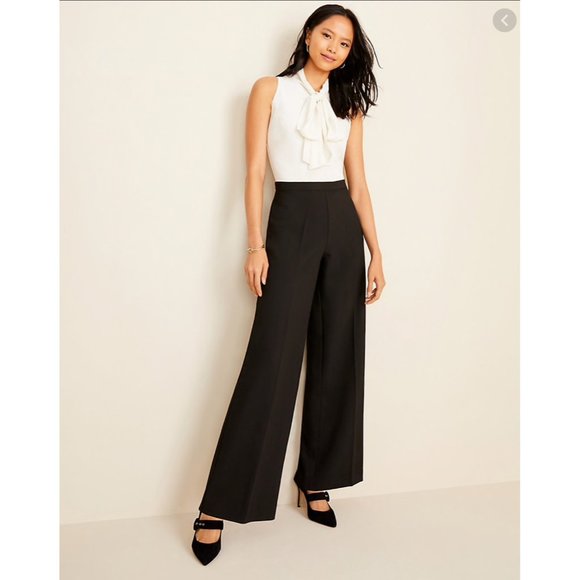 white top black bottom jumpsuit